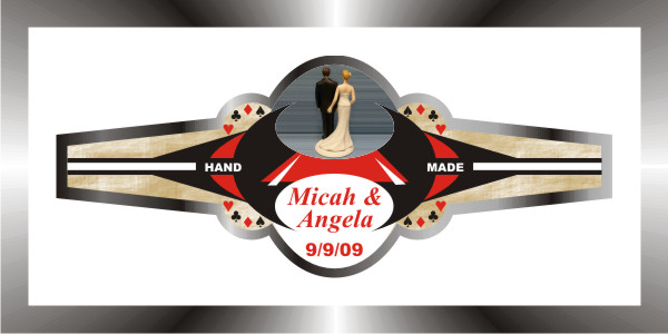 personalized wedding cigar band 18